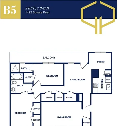 Floor plan The 1422