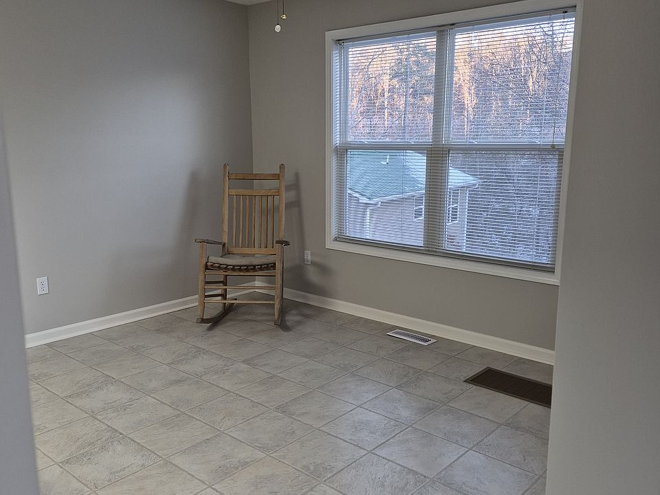 View from kitchen eating area