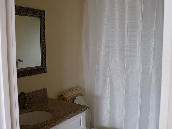 Bathroom. Corner shower.