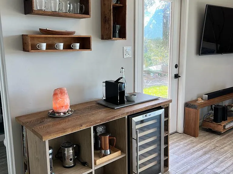 Coffee & Wine Fridge Station