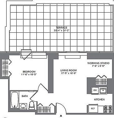 1st image of 88 Leonard St APT 1511