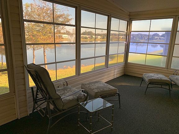 Hurricane windows on porch
