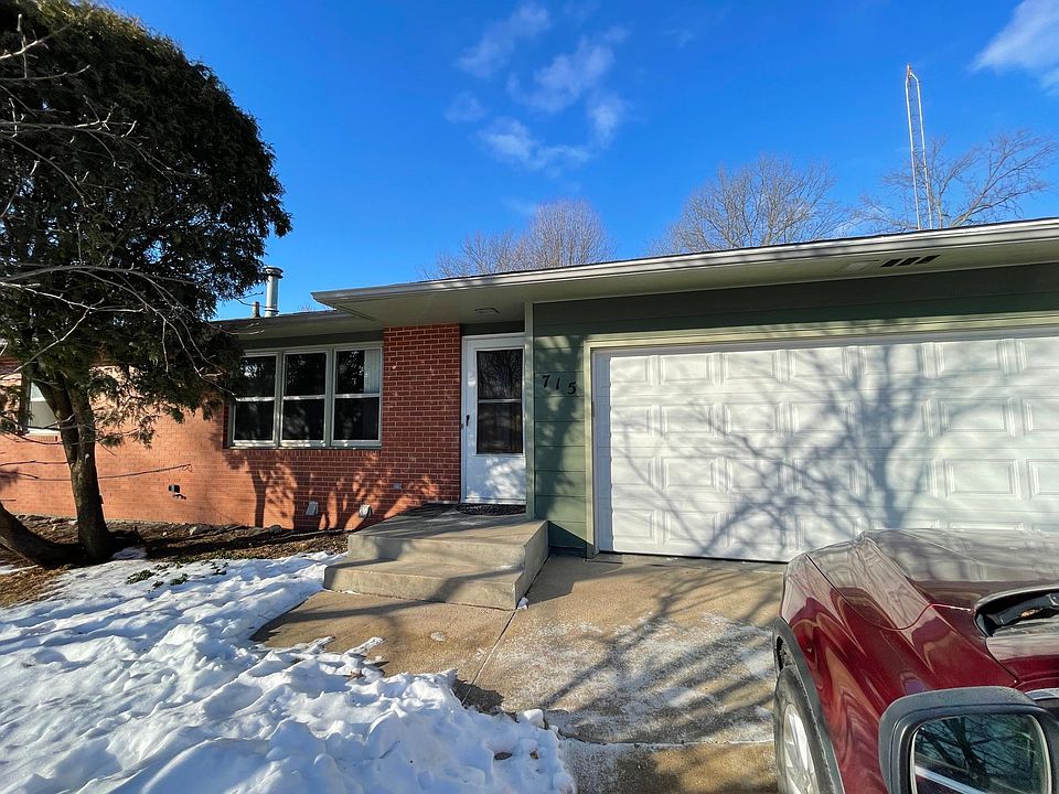 This house is a top/bottom split duplex. This listing is for the top/main floor, which is three bedrooms. There is a shared two stall garage.