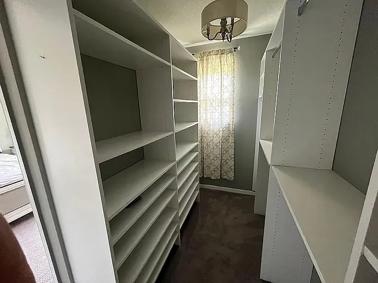 Master bedroom closet