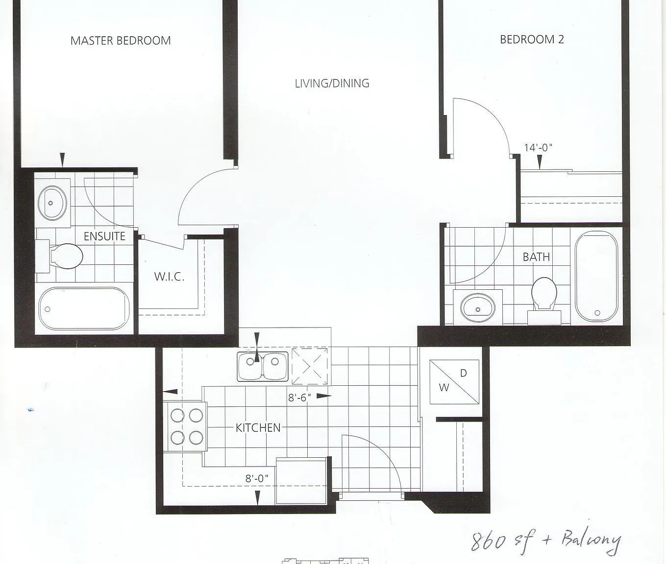 2 bed, $2,990 — Photo 2