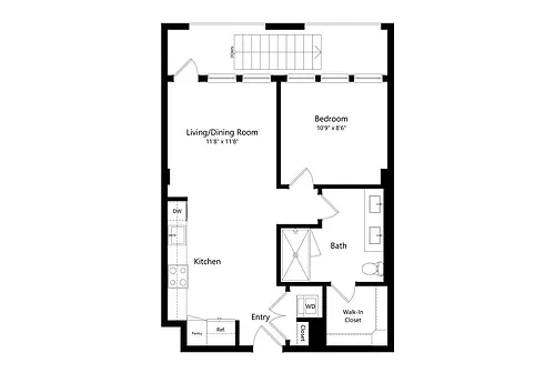 Floor plan 1C1S