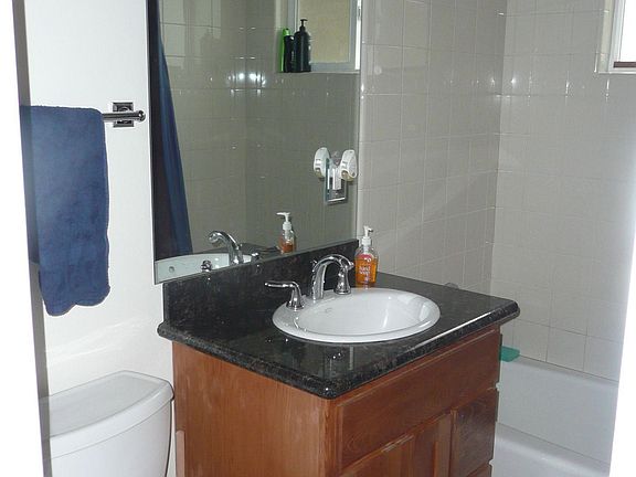 Bath #1: beautiful custom tile work; all but tub is new