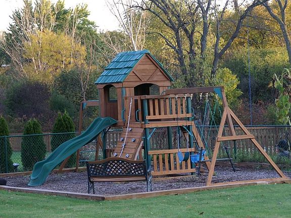 Backyard in Spring
