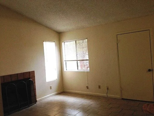 LIving room with fireplace