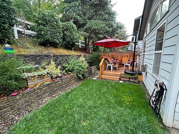 Retaining wall & deck 4/22 
