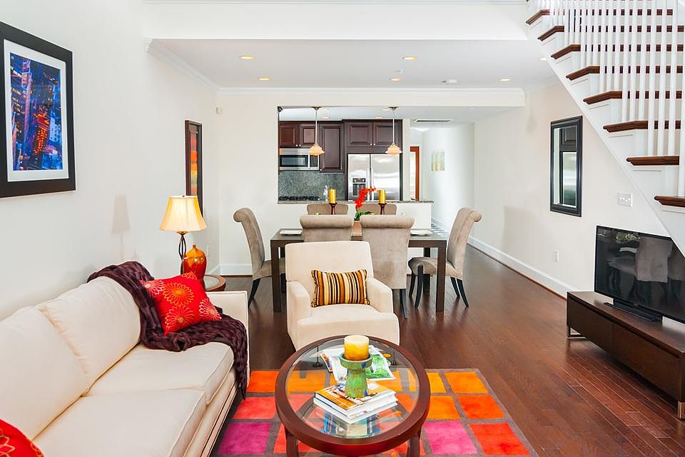 Spacious, light-filled living space