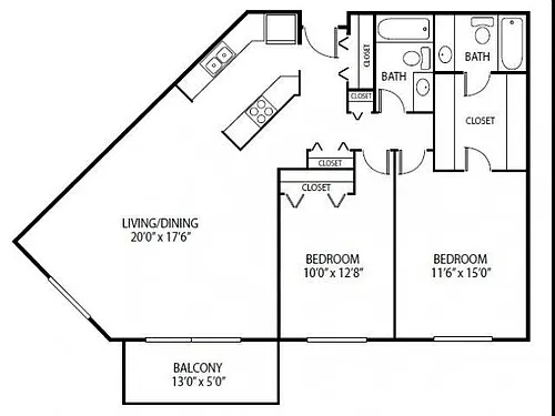 Floor plan Royal Oak