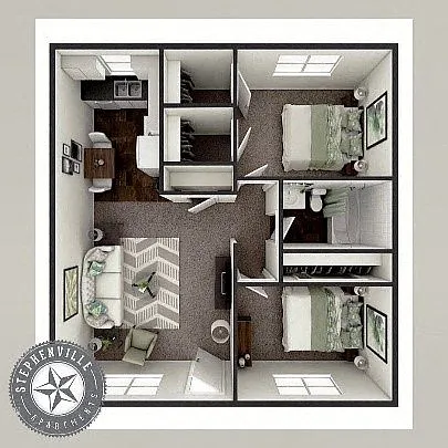Floor plan Sophie B1