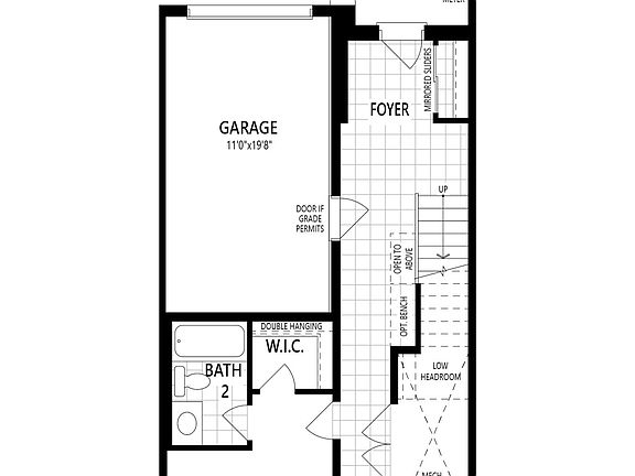 Bedroom 4 w Bath in Lieu of Tandem Garage