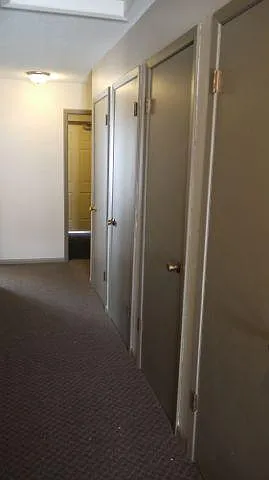 storage closed in hallway included in rent