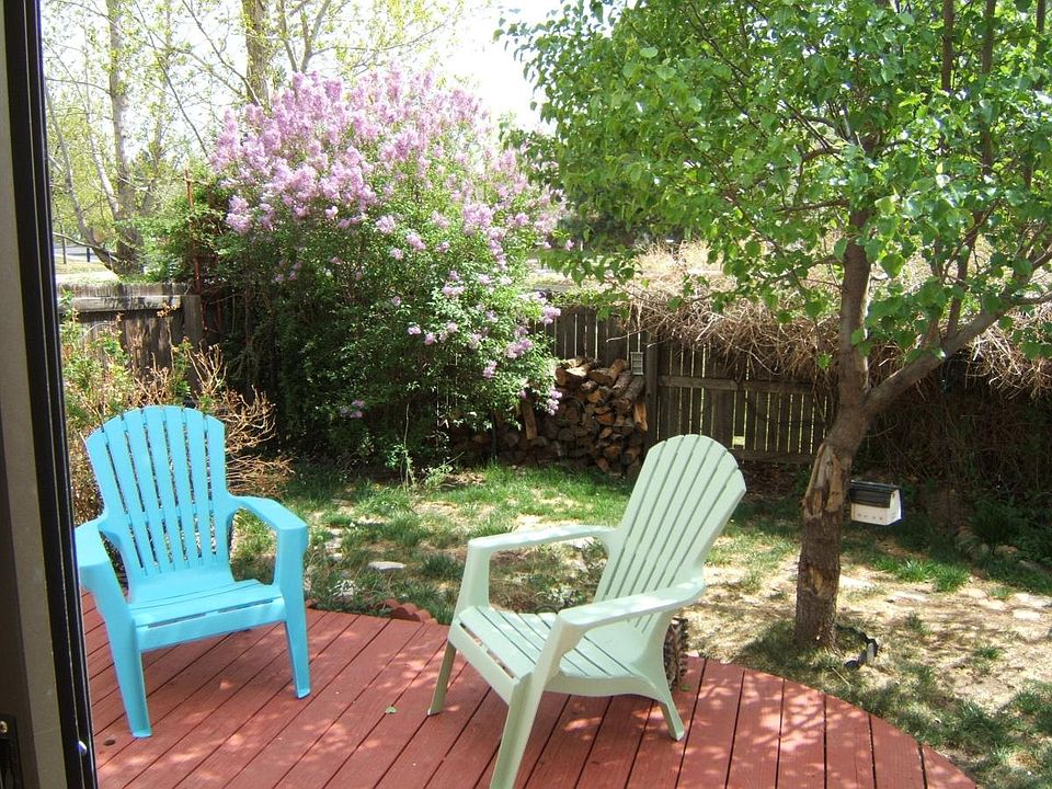 Back deck and garden