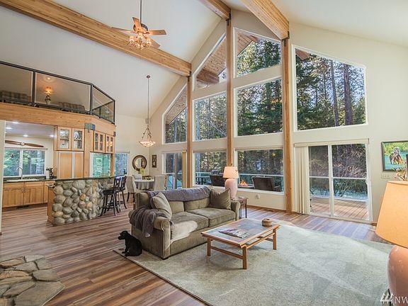 Open concept with massive windows, enjoy the view from anywhere in the house.