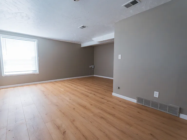 Downstairs Living Area/Office Space, with private garage entry point and private access door
