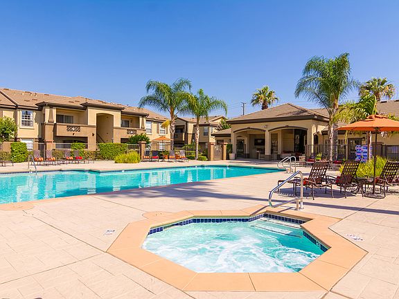 Resort-style pool and spa