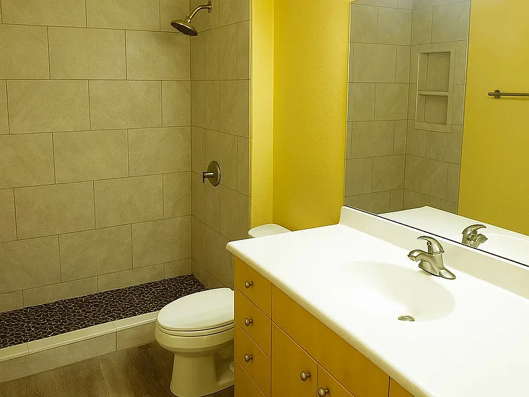 Shared bathroom with Walk-In Shower