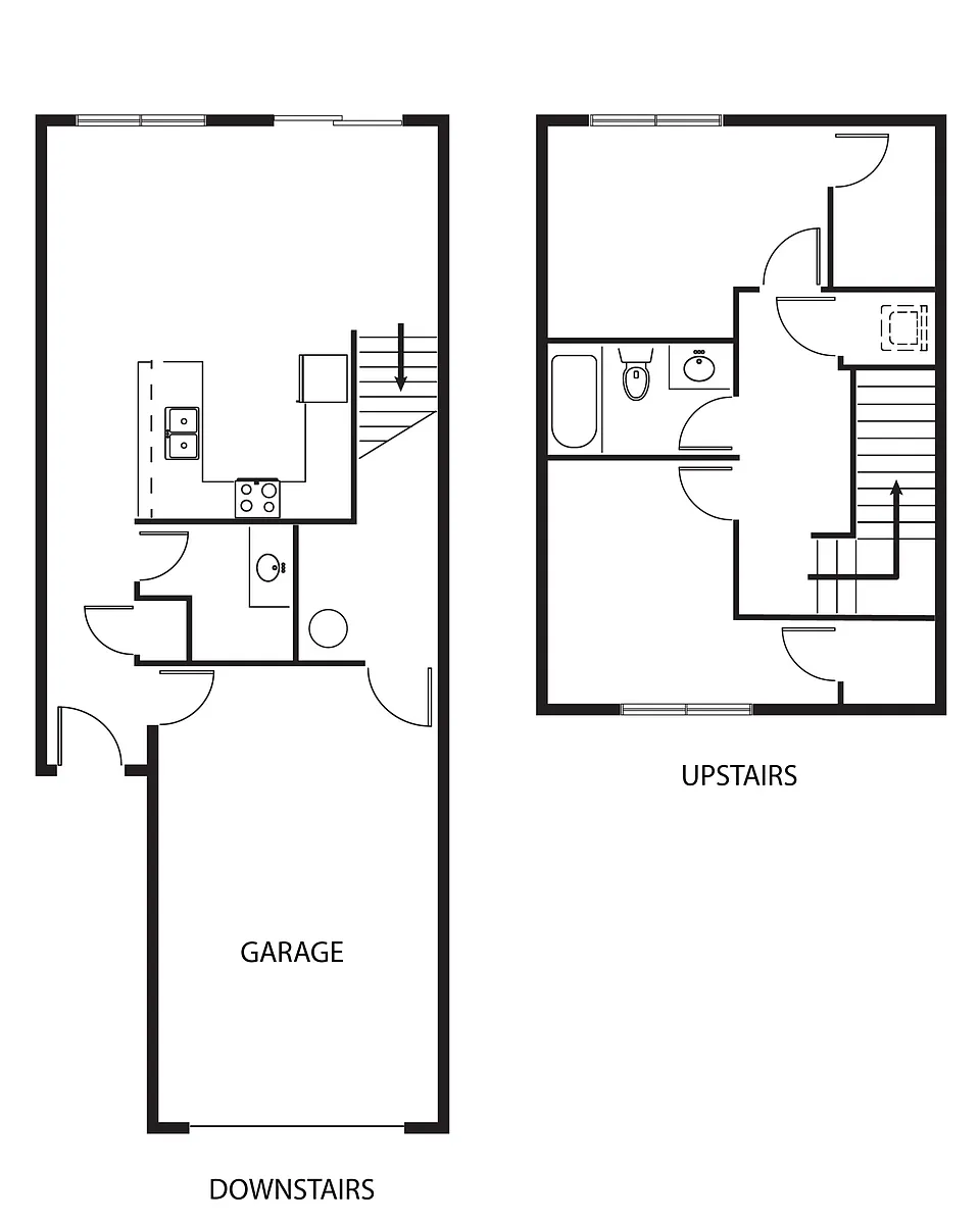 Floor plan 2 Bed High Income
