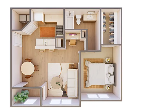 Floor plan Cypress with Solarium