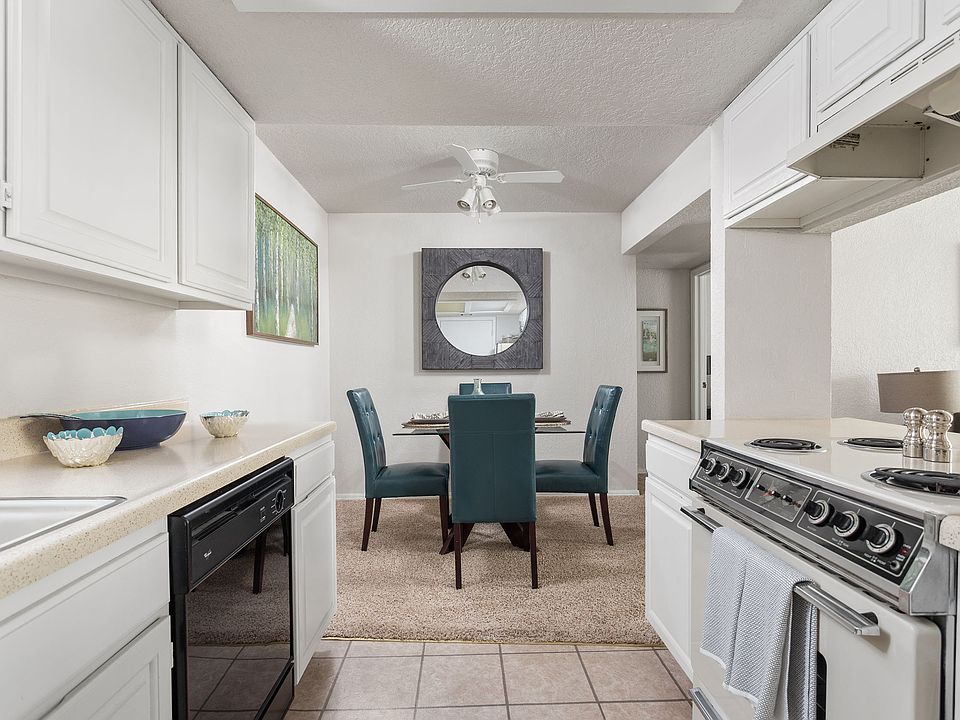 Open Kitchen with Living Room View - Windrush Apartments
