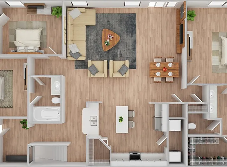 3 Bedroom | 2 Bath | 1575 SF | Renovated 3 Bedroom | 2 Bath | 1575 SF | Renovated