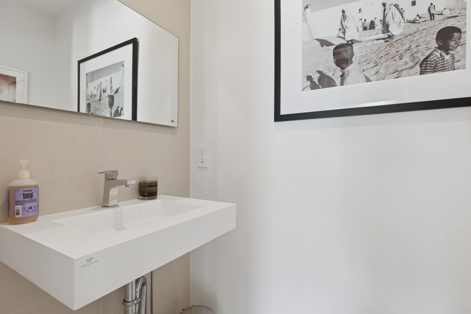  first floor powder room