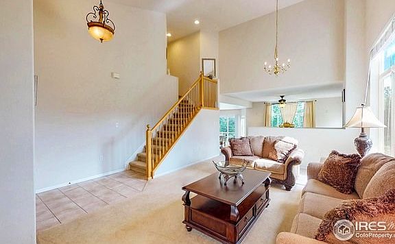 Vaulted ceilings make this light & bright