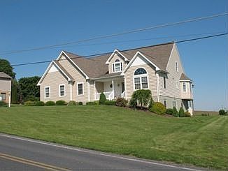 Front view faces west