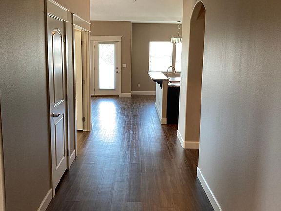 Entry hallway into Living/Kitchen/Dining