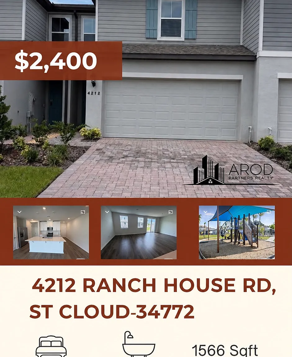 3 bed, 2.5 bath, 1566 sqft, $2,400 — Photo 1