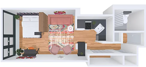 Floor plan Studio