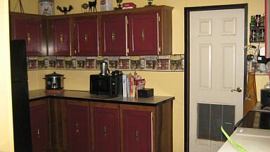 Door to utility room