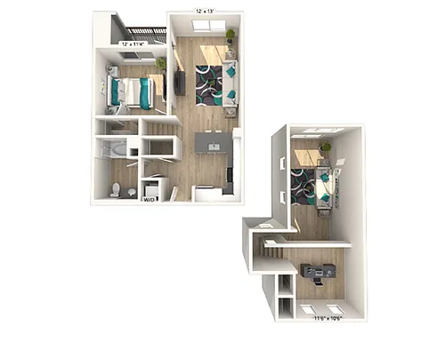 Floor plan A3L - Renovated Package I