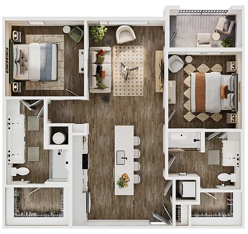 Floor plan The Cottonwood
