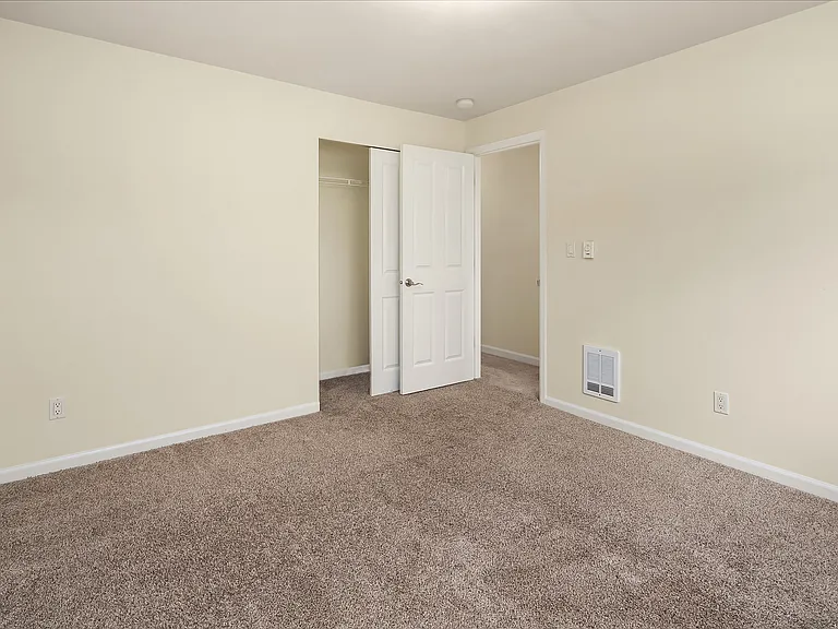 Bedroom and closet