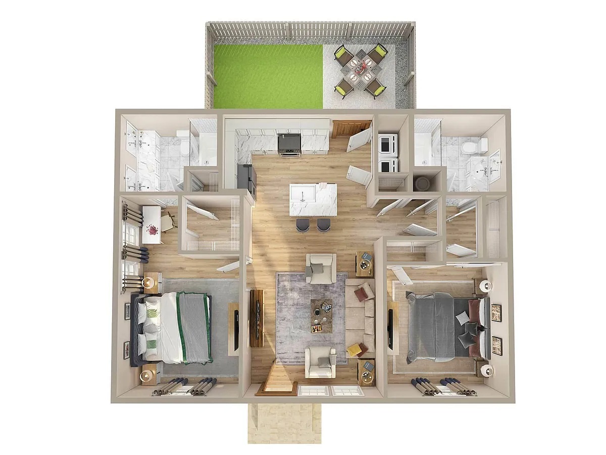 Floor plan Jolie - (B2A)