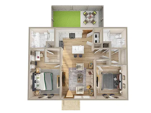 Floor plan Jolie - (B2A)