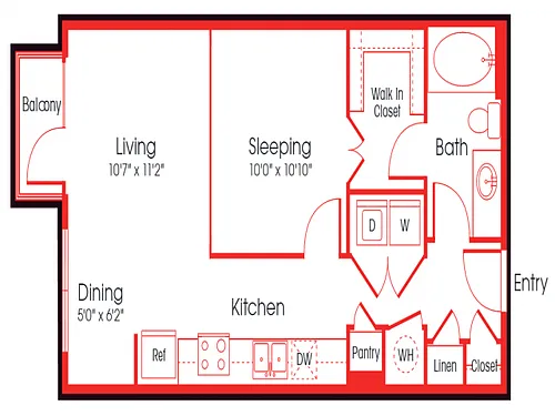 Floor plan L1B - Robinson