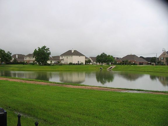 Beautiful lake front view