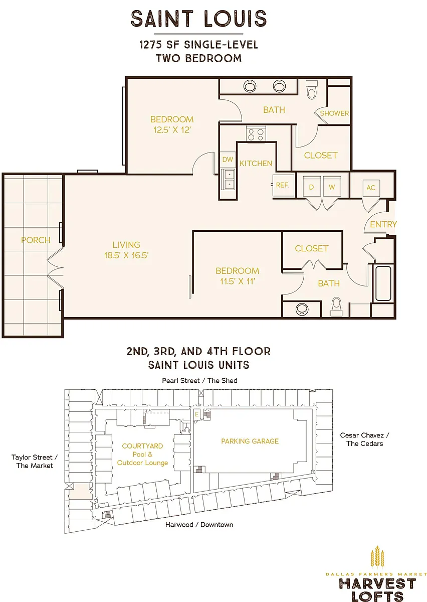 Floor plan Saint Louis