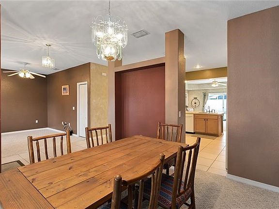 Formal dining off front entry