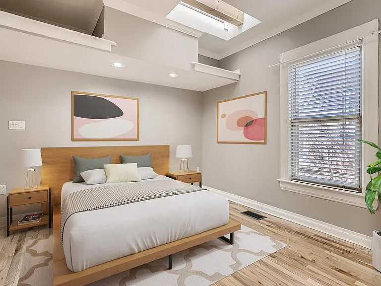 Bedroom 3. This image shows a virtually furnished space. Bedrooms come unfurnished.