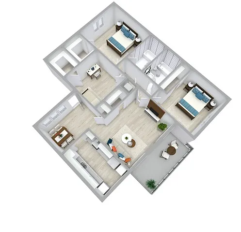 Floor plan 3X2 - C2 R