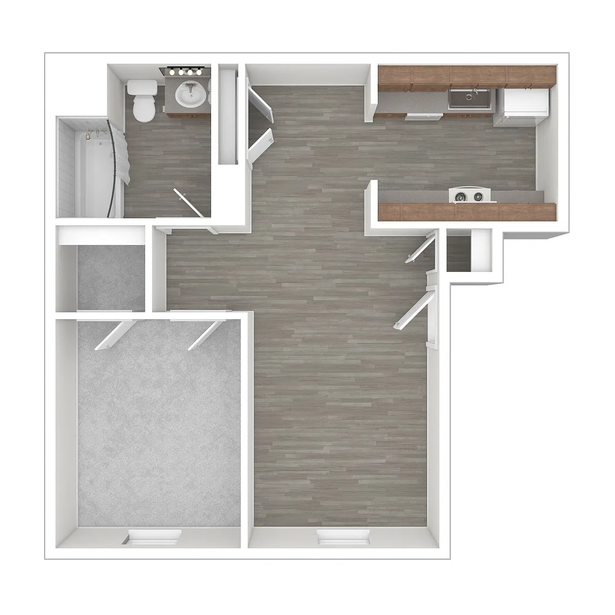 Floor plan 1X1