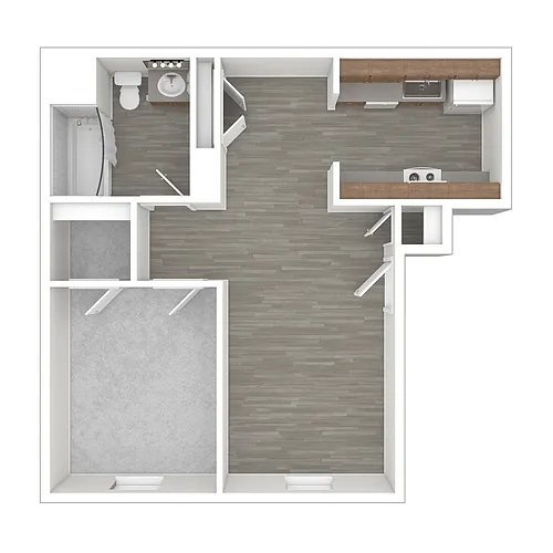 Floor plan 1X1