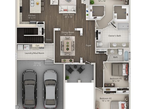 The Stewart II First Floor