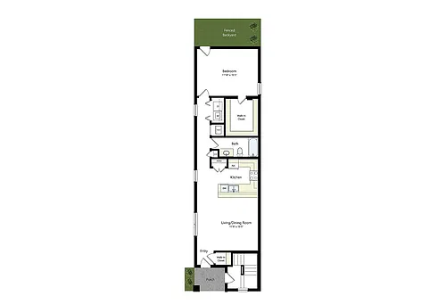 Floor plan Waterchase First Floor